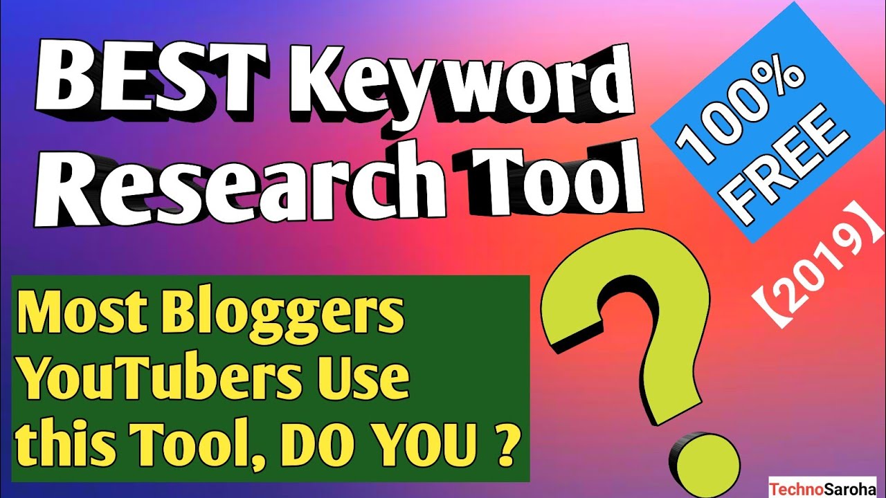 19 Free Keyword Research Tool Tutorial You Must Use This Best Keyword Finder Research Tool Seo Youtube