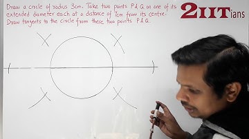 Constructions Exercise 16.1 Q 4 Class X ICSE | Tangent on Circle