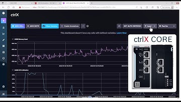 ctrlX Apps – InfluxDB time-series database and Telegraf server agent