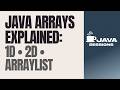 Arrays in Java Explained | Single, Multi-Dimensional & Dynamic Arrays | Java Tutorial | Ch12