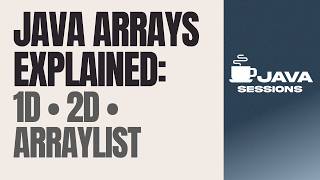 Arrays in Java Explained | Single, Multi-Dimensional & Dynamic Arrays | Java Tutorial | Ch12