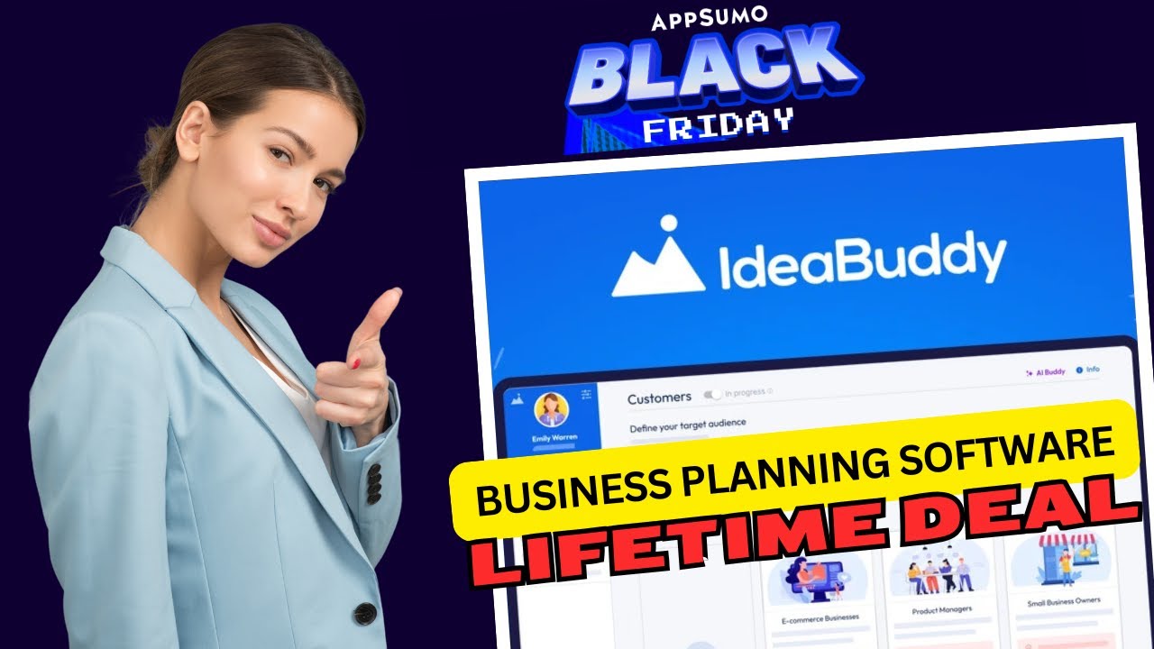 IdeaBuddy Lifetime Deal - Bring Your Business Idea to Life - AppSumo Black Friday