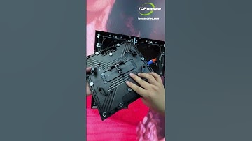 Magnetic panels snap in place—screen ready before you know it#ledscreen #leddisplay #shorts
