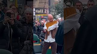 Gentlemen with flute shocked playing Vivaldi-Winter Amazing Performance #music #shorts