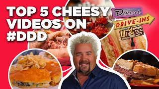 Top 5 Cheesy #DDD Videos of All Time with Guy Fieri | Diners, Drive-Ins and Dives | Food Network