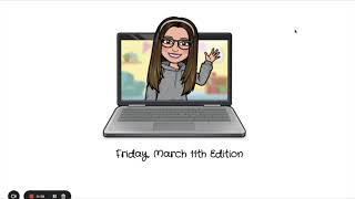 Parent Weekly Wrap-up: March 11, 2022