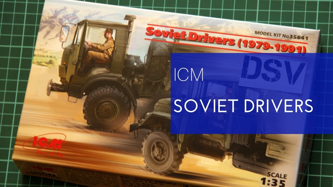 # 35641 ICM 1/35 Soviet Drivers 1979-1991 