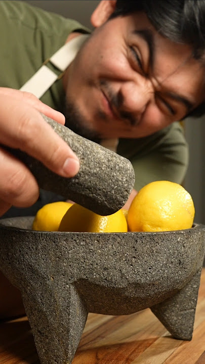 Lemon pepper inside lave rock!