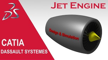 Design Jet Engine in Catia ⚙⚙⚙