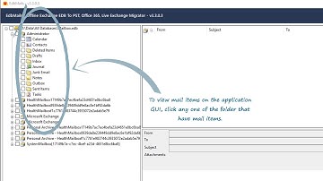 EdbMails 3.3.0.7 - How to recover and export an offline Exchange EDB file.