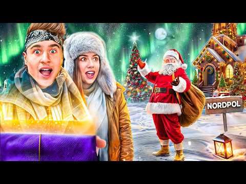 We're visiting the REAL Santa Claus at the NORTH POLE! 🎅🏼🎄