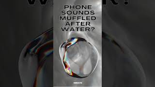Phone Sounds Muffled After Water?