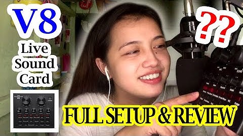 V8 Sound Card | Full Setup and Review | MG