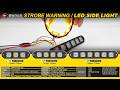 Wetech Flexible Strobe Warning LED Side Light for Forklift & Vehicles
