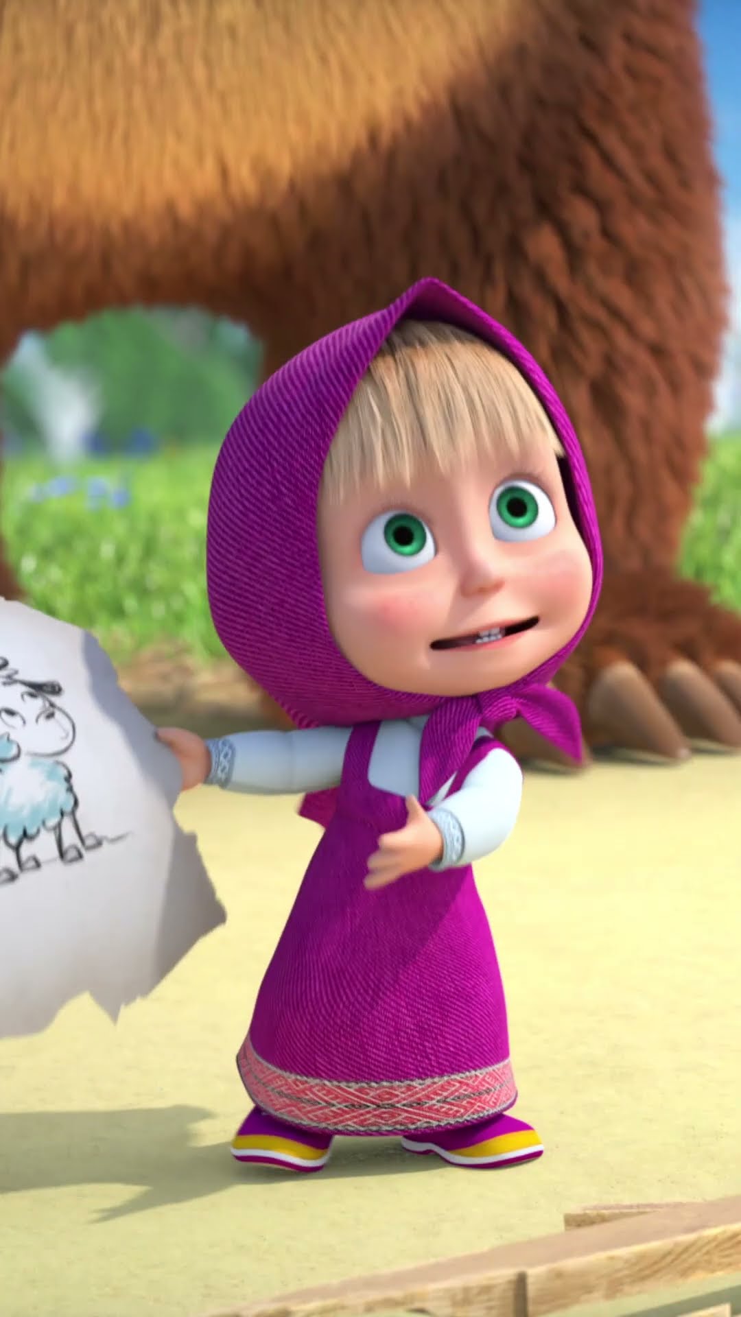 А волки неплохо пародируют  ?? #Shorts #машаимедведь #БумБумБарашек #MashaandtheBear