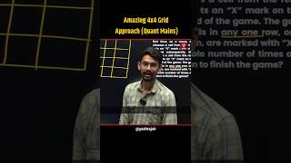 Amazing 4×4 Grid Approach Quant Mains 🔥 #quant #ibpspomainsquant #sbipo2025