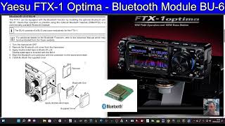 Yaesu FTX-1 Optima - Install Bluetooth Module BU-6