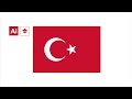 Regular turkish flag design on real dimensions  adobe illustrator