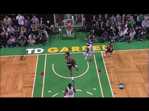 Throwback: Rajon Rondo avoids LeBron's chasedown, does behind the back pass to Tony Allen (05/09/10)