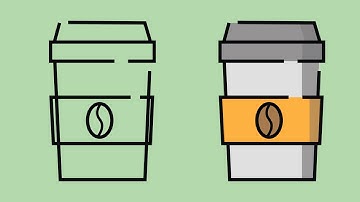 adobe illustrator tutorial - coffee cup flat design by impulse designs