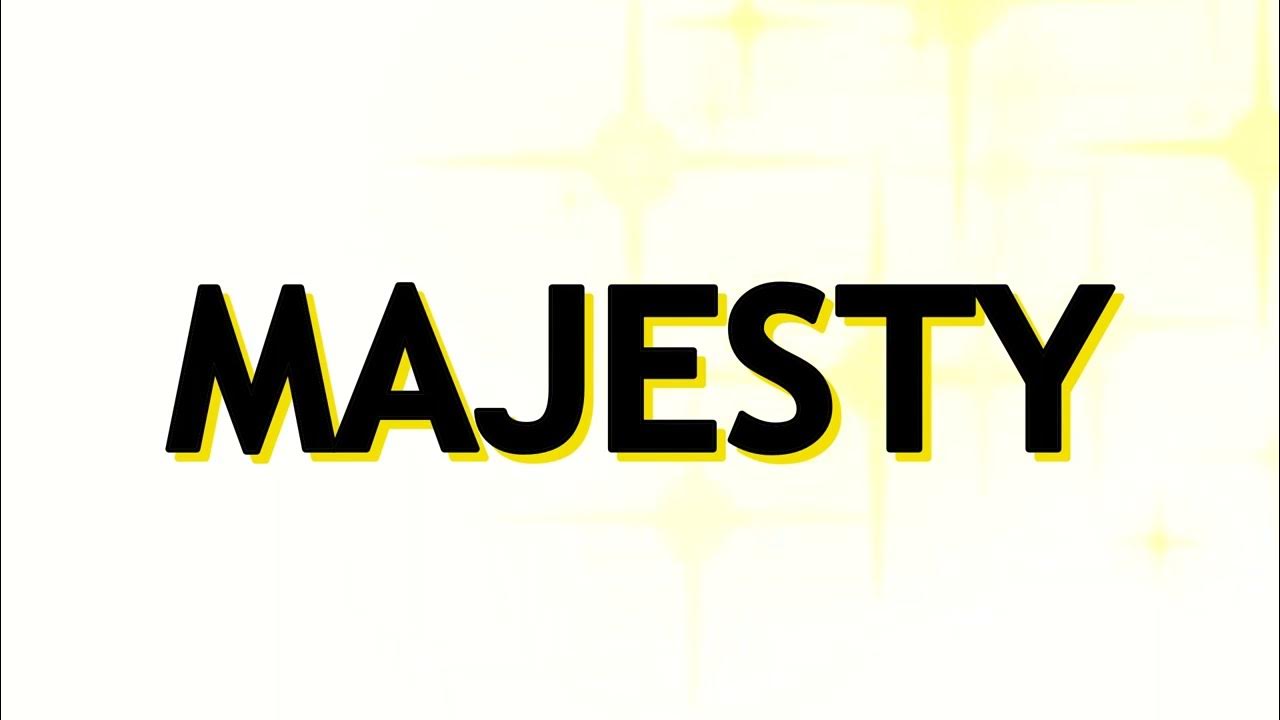 MAJESTY (Worship his Majesty) Instrumental with Lyrics YouTube