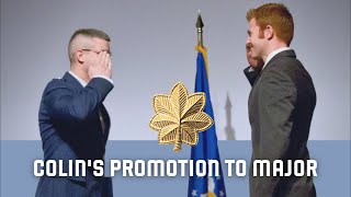 Colin’s promotion to Major