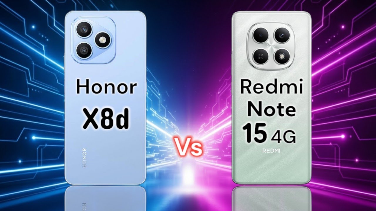Honor X8d Vs Redmi Note 15 4G|| 🤔من الأفضل 