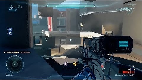 Halo 5 CTf Running Riot with Sniper Rifle