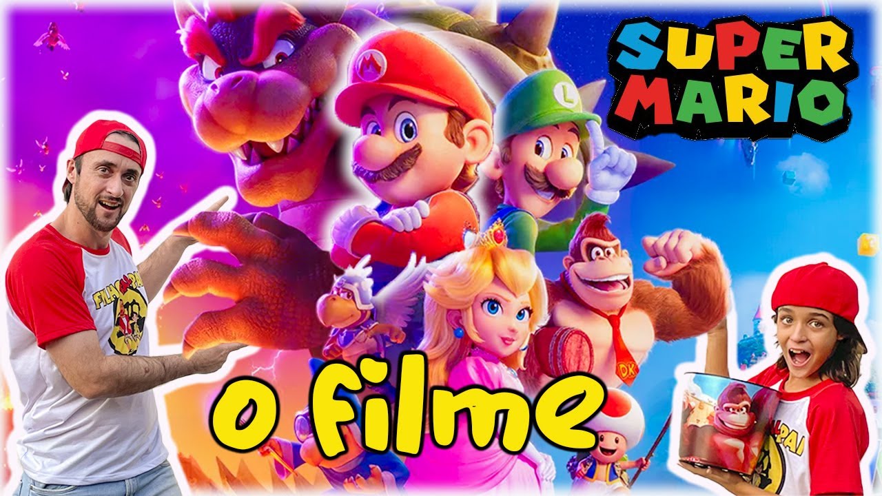 FUI ASSISTIR AO FILME DO SUPER MARIO BROSS #supermario