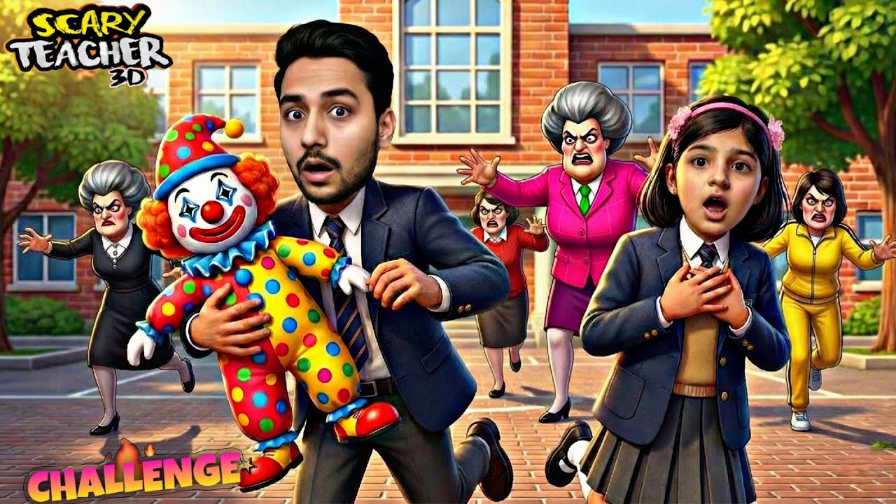 She Was Afraid of the Scary Teacher 😱 | I Helped Her 😛