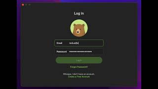 TunnelBear login animation screenshot 4