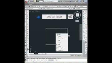 Autocad 2D, draw window panel