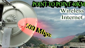 40 km Point to Point | Ubiquiti UISP Rocket Prism 5AC PTMP UISP LBE 5AC | Live Speed Test in Hindi