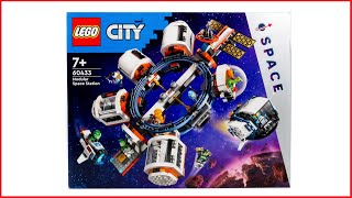 LEGO City 60433 Modular Space Station Speed Build