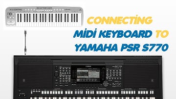 How To Connect A Second Keyboard To Your PSR- S Keyboard