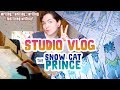 STUDIO VLOG 001 • Snow Cat Prince in Progress! Writing, writing, writing...