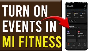 How To Turn On Events On Mi Fitness (How To Use And Set An Event On Mi Fitness) screenshot 5