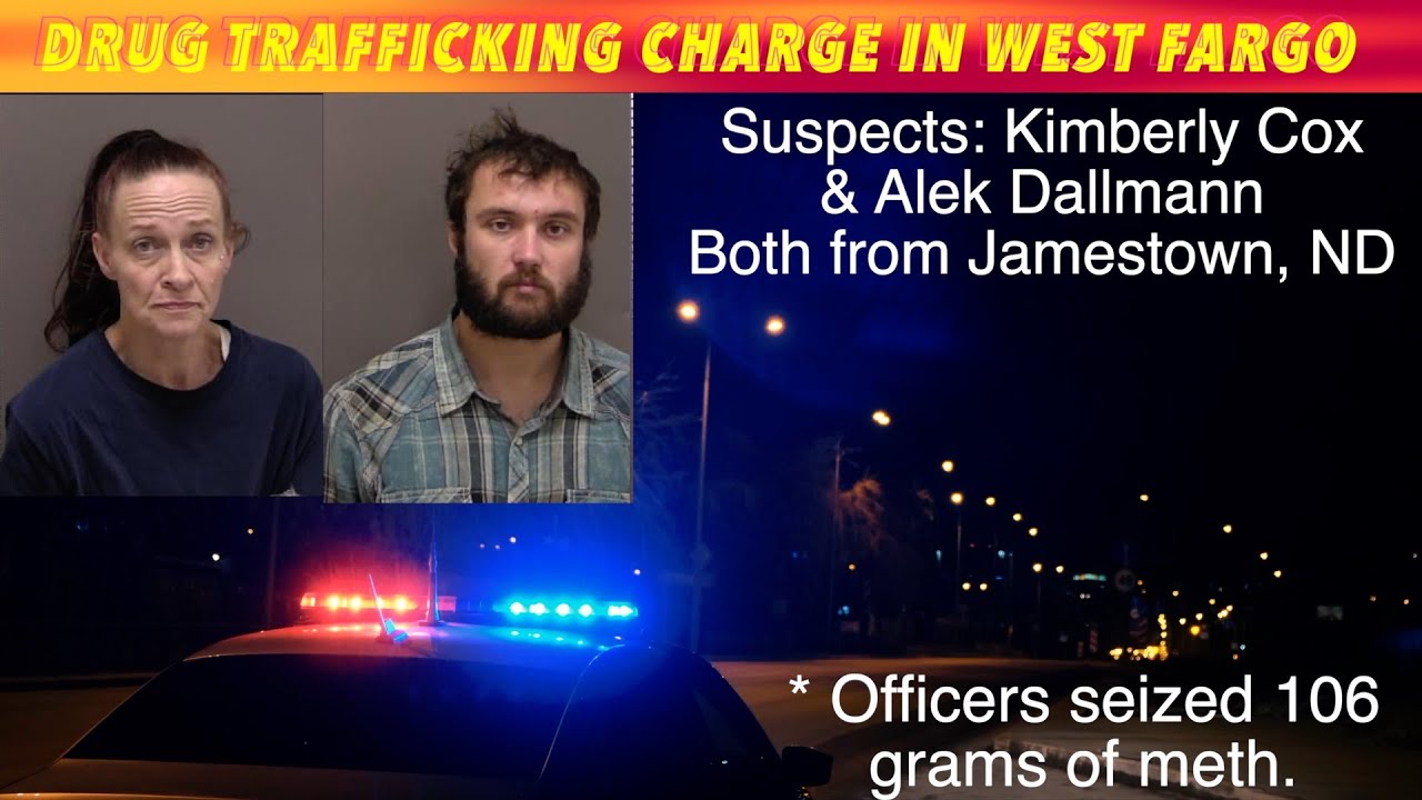 Jamestown Pair Facing Drug Trafficking Charge In West Fargo - YouTube