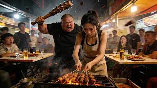 混混堵在攤前叫囂，大嬸只冷笑撥個電話，半小時後黑幫全線崩盤，街坊這才知道她是真王！YHDJ