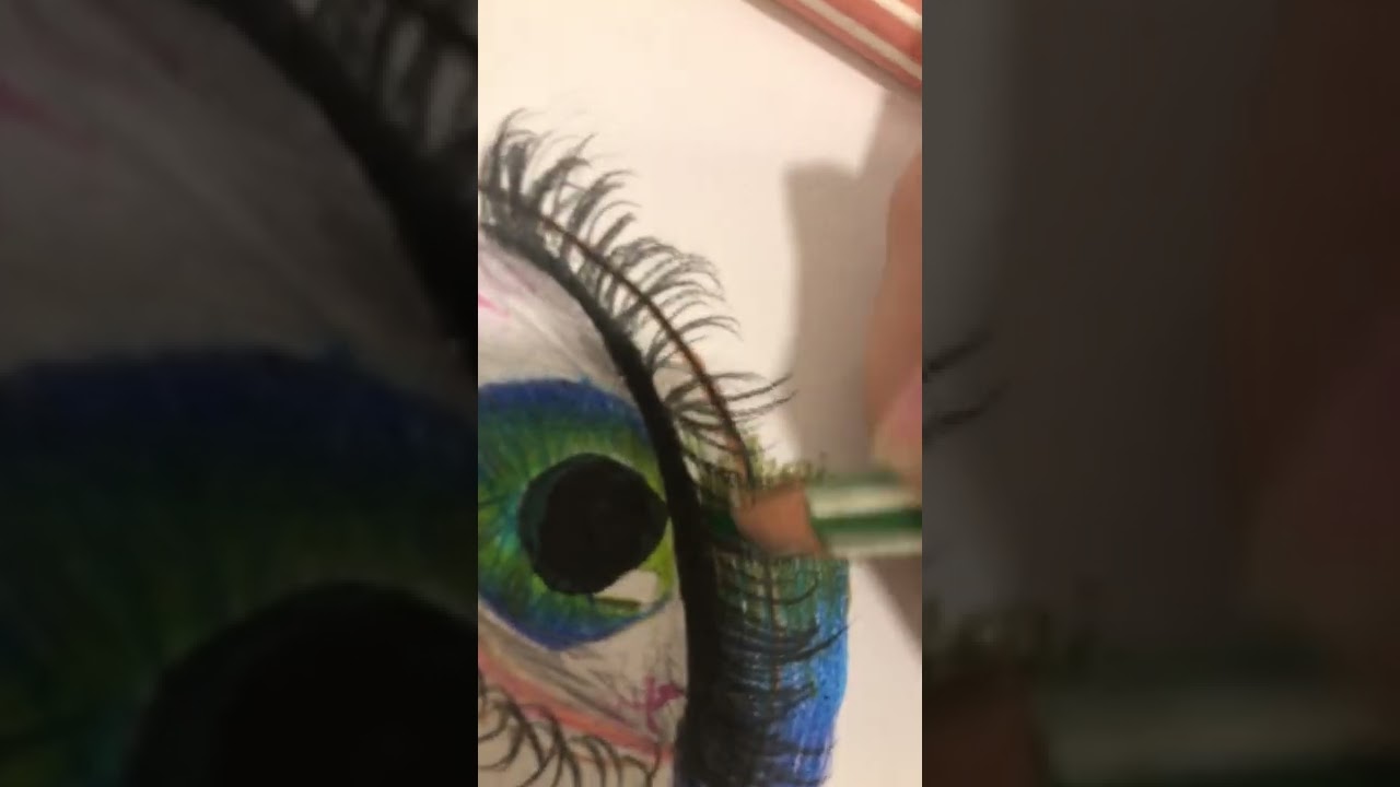 Drawing eye inspire by encanto