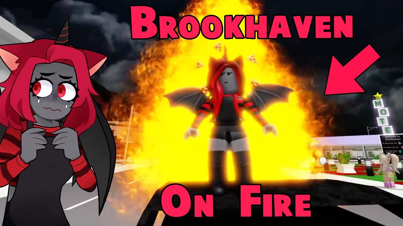 Brookhaven BUT Its On FIRE! (Brookhaven RP Roblox) - YouTube