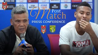 POST-MATCH PRESS CONFERENCE MALUT UNITED VS PERSEBAYA SURABAYA