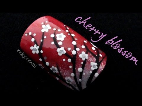 Cherry Blossom Nail Art Tutorial