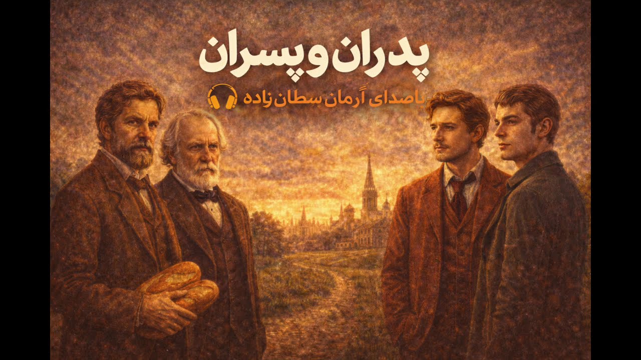 کتاب صوتی پدران و پسران با صدای آرمان سلطان زاده