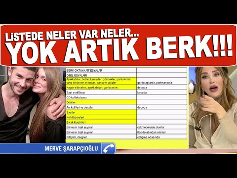 Berk Oktay'dan Merve Şarapçıoğlu'na yeni istek listesi! Öyle şeyler var ki...