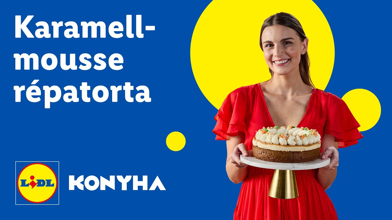 Karamell-mousse répatorta - Lidl desszertek Grétivel