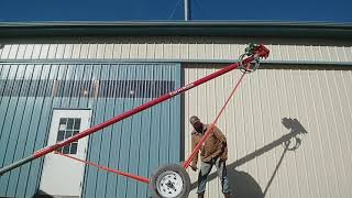 21' x 4 Utility Auger With Wheels