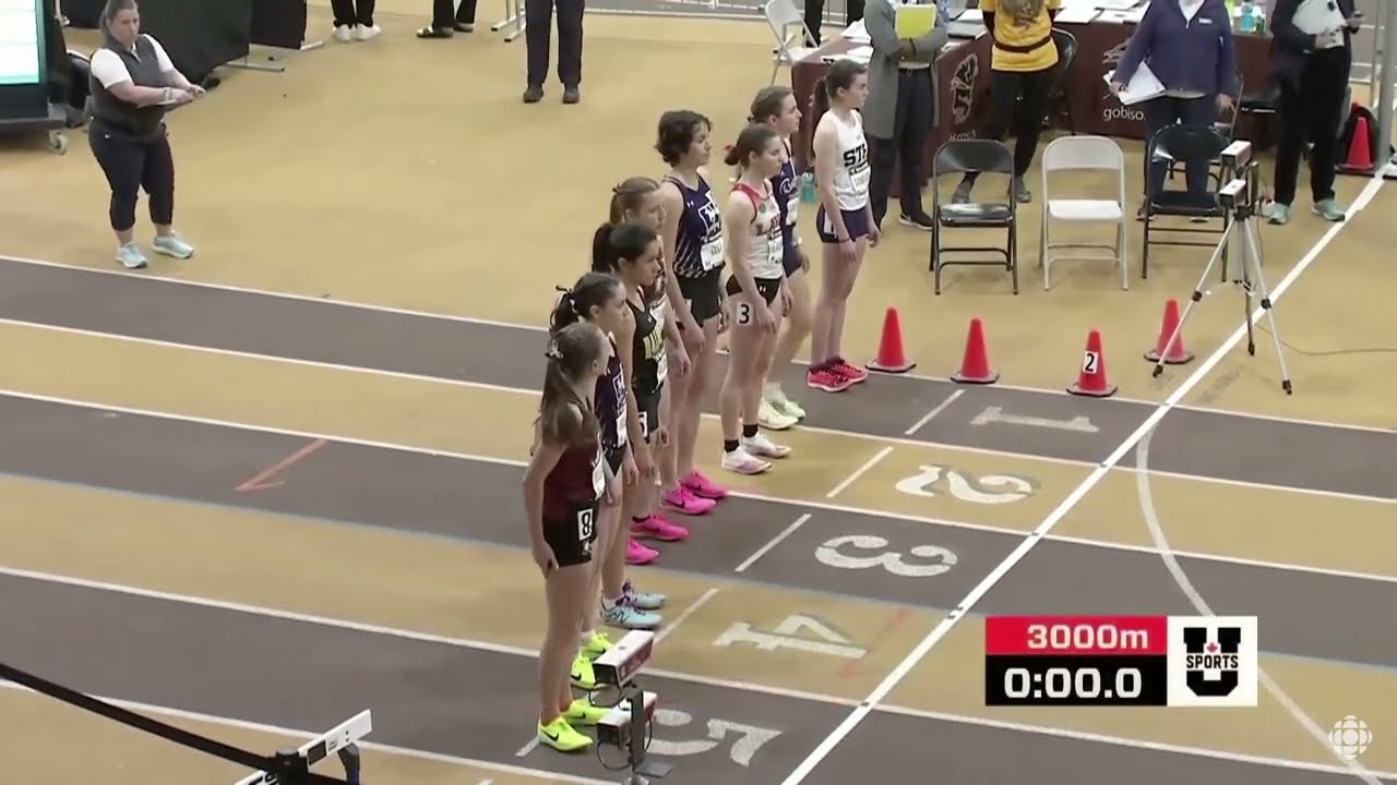 2024 U SPORTS T&F Women's 3000m (Not Trackie announcing version)
