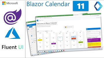 11- Blazor WebAssembly State Management between components | Blazor WASM Outlook Calendar Full App