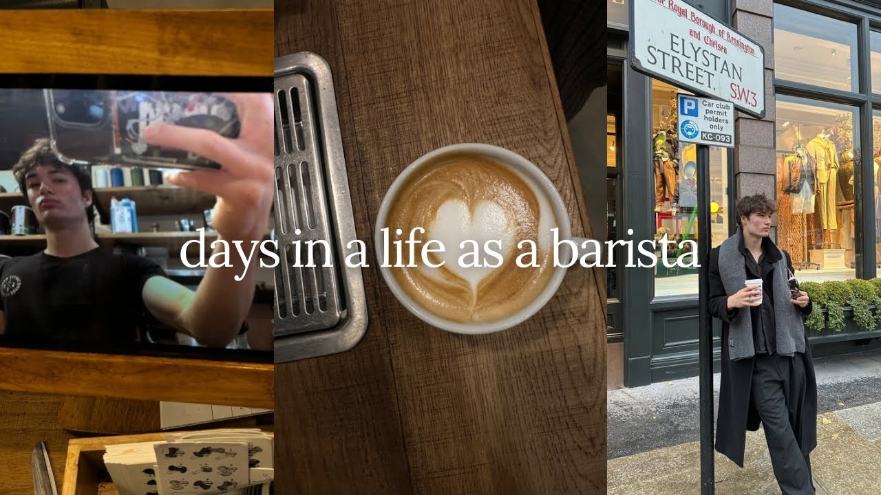 Days in a life as a barista - YouTube